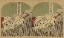 Child sleeping, about 1860. Creator: London Stereoscopic & Photographic Co