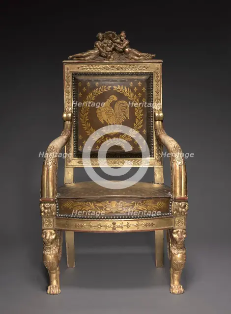 Child's Throne, 1822. Creator: Pierre-Marie Balny le Jeune (French, 1832).