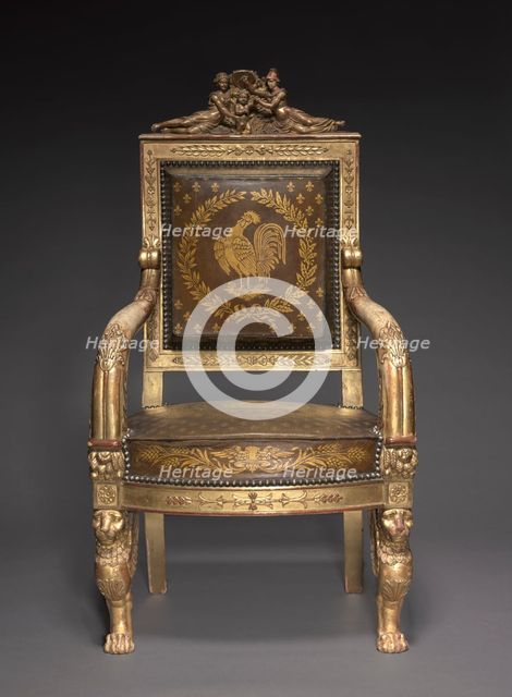 Child's Throne, 1822. Creator: Pierre-Marie Balny le Jeune (French, 1832).