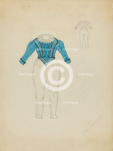 Child's Trousers and Top, 1935/1942. Creator: Esther Peck.