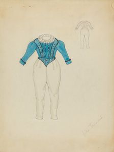 Child's Trousers and Top, 1935/1942. Creator: Esther Peck