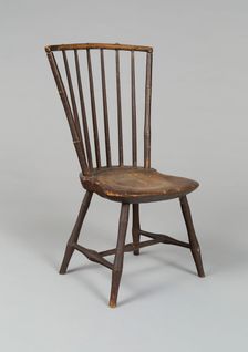 Child's Windsor Side Chair, 1790/1815. Creator: Unknown