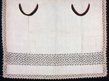 Child's Apron (Made from a Cover), Italy, 1875/1900. Creator: Unknown