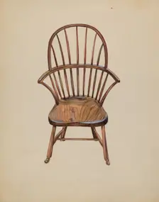 Child's Arm Chair, c. 1936. Creator: Mina Lowry