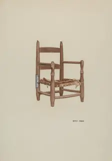Child's Armchair, c. 1939. Creator: Dorothy Johnson