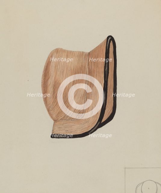 Child's Bonnet, 1935/1942. Creator: Mary E Humes.