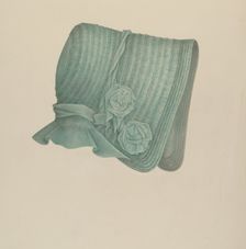 Child's Bonnet, 1935/1942. Creator: Melita Hofmann