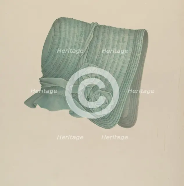 Child's Bonnet, 1935/1942. Creator: Melita Hofmann.