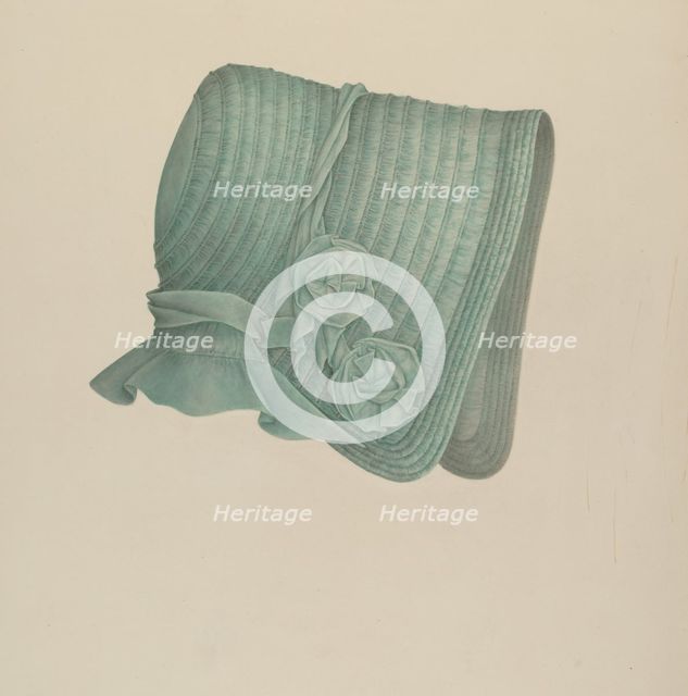 Child's Bonnet, 1935/1942. Creator: Melita Hofmann.
