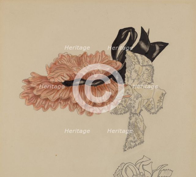 Child's Bonnet, 1935/1942. Creator: Unknown.