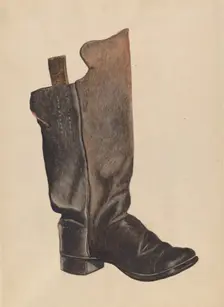 Child's Boot, c. 1937. Creator: Earl Butlin