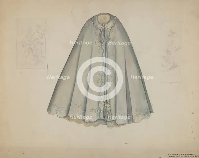 Child's Cape, 1935/1942. Creator: Edna C. Rex.