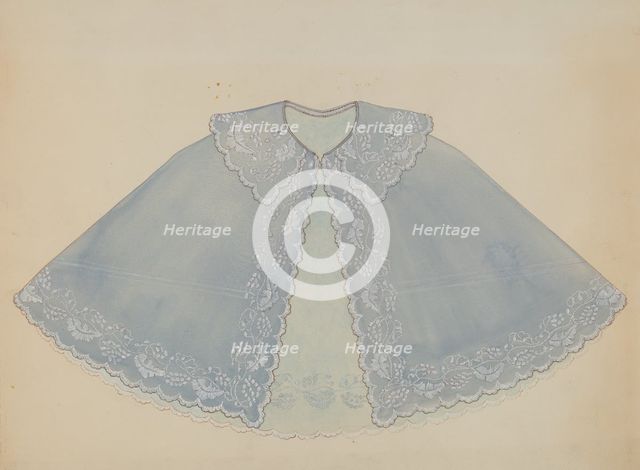 Child's Cape, c. 1936. Creator: Irene M. Burge.