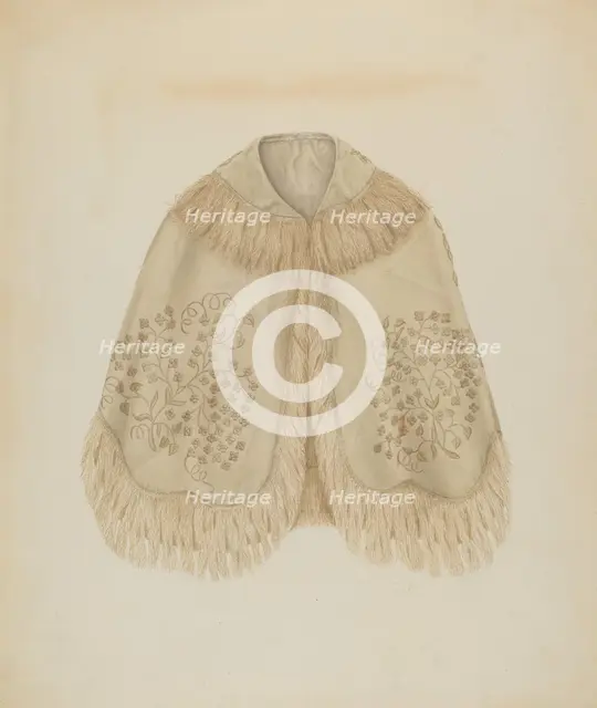 Child's Cape, c. 1938. Creator: Gertrude Lemberg.