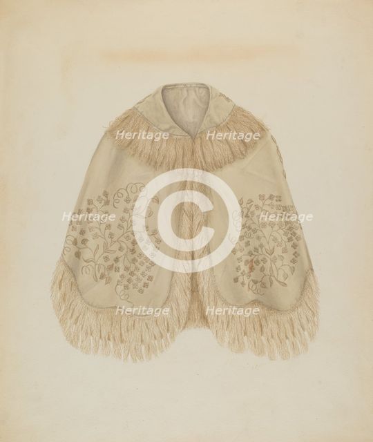Child's Cape, c. 1938. Creator: Gertrude Lemberg.