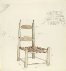 Child's Chair, 1935/1942. Creator: Unknown