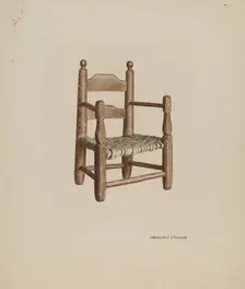Child's Chair, 1940. Creator: Randolph Atkinson