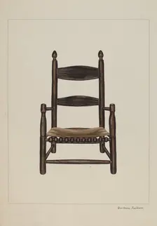 Child's Chair, c. 1937. Creator: Gordena Jackson