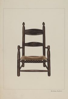 Child's Chair, c. 1937. Creator: Gordena Jackson
