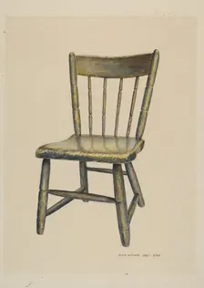 Child's Chair, c. 1937. Creator: Samuel W. Ford