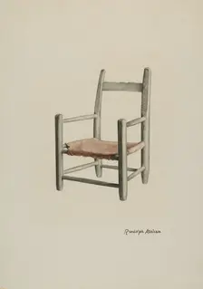 Child's Chair, c. 1940. Creator: Randolph Atkinson