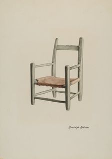 Child's Chair, c. 1940. Creator: Randolph Atkinson