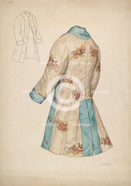 Child's Coat, c. 1940. Creator: Lillian Causey.