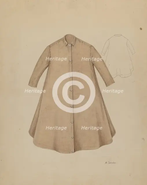 Child's Coat, c. 1937. Creator: Margaret Concha.