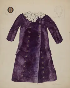 Child's Coat, c. 1937. Creator: Mary E Humes