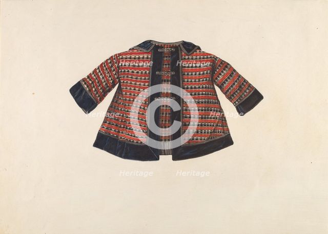 Child's Coat, c. 1937. Creator: Lucien Verbeke.