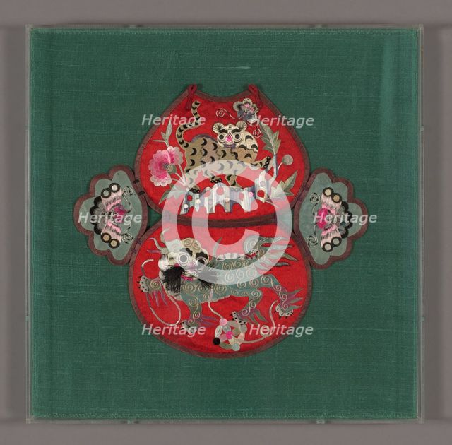 Child's Collar, China, Qing dynasty (1644- 1911), late 19th century. Creator: Unknown.