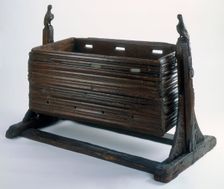 Child's cradle, end of the 15th century. Creator: Unknown