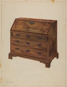 Child's Desk, c. 1937. Creator: Ernest Busenbark