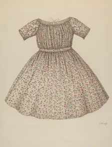 Child's Dress, 1935/1942. Creator: Virginia Berge