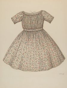 Child's Dress, 1935/1942. Creator: Virginia Berge