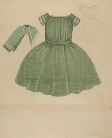 Child's Dress, 1935/1942. Creator: Bessie Forman