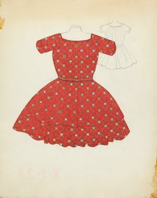 Child's Dress, 1935/1942. Creator: Esther Hansen