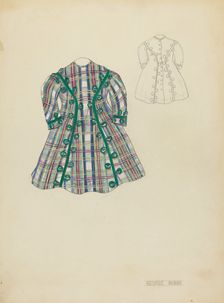 Child's Dress, 1935/1942. Creator: George Robin