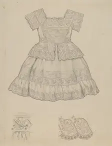 Child's Dress, 1935/1942. Creator: Lillian Causey