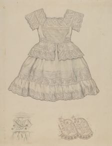 Child's Dress, 1935/1942. Creator: Lillian Causey