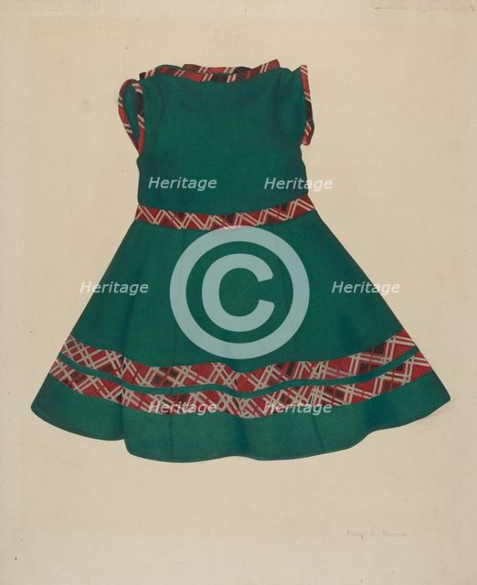 Child's Dress, 1935/1942. Creator: Mary D. Porter.