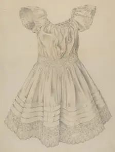 Child's Dress, 1935/1942. Creator: Marjorie McIntyre