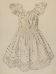 Child's Dress, 1935/1942. Creator: Marjorie McIntyre