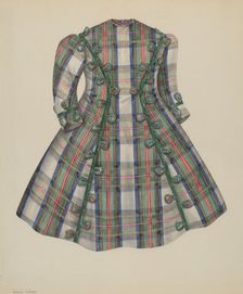 Child's Dress, 1935/1942. Creator: Nancy Crimi