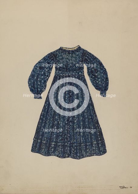 Child's Dress, 1941. Creator: Marie Lutrell.