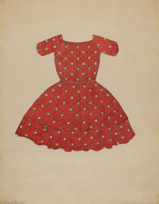 Child's Dress, c. 1936. Creator: Catherine Fowler