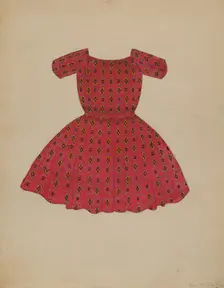 Child's Dress, c. 1936. Creator: Catherine Fowler