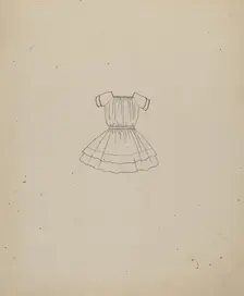 Child's Dress, c. 1936. Creator: Catherine Fowler