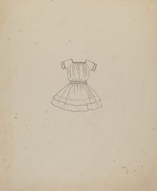 Child's Dress, c. 1936. Creator: Catherine Fowler