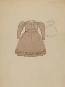 Child's Dress, c. 1936. Creator: Dorothy Gernon